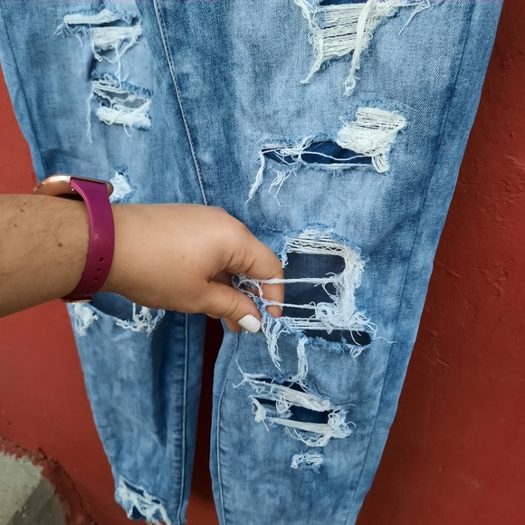 AEO American Eagle Curvy Hi Rise Jegging Distressed Skinny Jeans 6 Regular - Picture 6 of 11